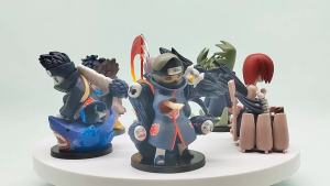 Bandai | Hot Bandai Naruto Shippuden Akatsuki Series Anime Figure Peripheral Naruto Trendy Doll Creative Desktop Orname Surprise Gifts
