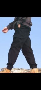 JF Men กางเกงคาร์โก้วินเทจ เอวสม็อคข้าง 2 กระเป๋า มี 3 สี (เทา ดำ กากี ) หญิงชายใส่ได้ สี สีใบหน้า ไซส์ M-5XL