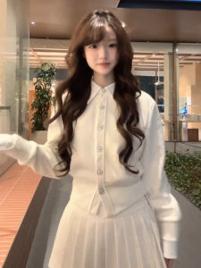 ZHENMANZI | Korean Style Princess Two-piece Illusion Dress Suit High Waist Pleated Skirt