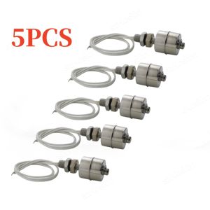 1-5pcs 45mm Automatic Liquid Water Level Sensor Controller Stainless Steel Waterproof Float Switch for Water Pump Sensor Switch