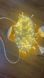 Dây Đèn Led trang trí Chống Nước 50m 100m 20m không nháy trang trí quán cà phê ngoài trời giáng sinh