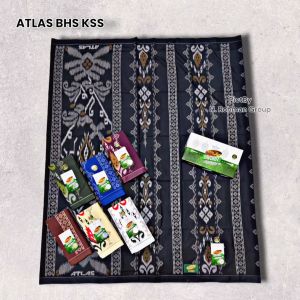 Sarung Tenun Pria Dewasa Atlas Favorite Serasi 510 Motif BHS KSS Terbaru