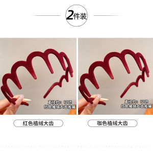 Băng Đô Tóc Nữ Kiểu Mới 2025 Băng Đô Tóc Sóng Lớn Phủ Lông Cừu Răng Cưa Phụ Kiện Tóc Nữ Cao Cấp Băng Đô Tóc Nữ