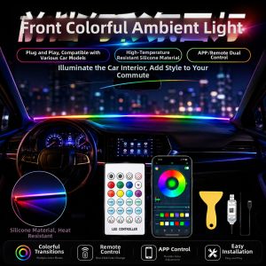 BAIMANG | Multicolor Adjustable Ambient LED Strip Universal Car Decorative Light
