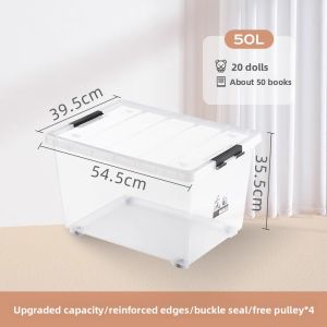 CHAHUA | Clothing Storage Cabinet Transparent Storage Box