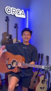 ORCA Gitar Akustik Tanam Besi OR - SC10 Senar String Guitar