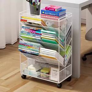 Mobile Wheeled Bookshelf