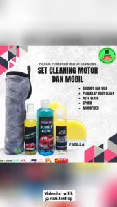 PAKET SET LENGKAP CUCI KENDARAAN MOBIL DAN MOTOR by FAZILLA COLLECTION | PROMO TERBATAS