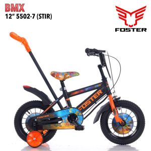 Sepeda Anak Laki-Laki BMX 12 Inch Atlantis Tank Ban Pompa Doraemon Emerson Lampu Dan Musik