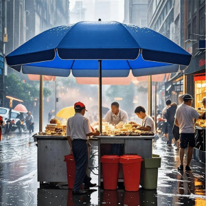 Commercial Sun Protection Windproof Umbrella
