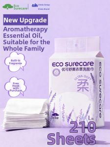 ECO SURECARE | Lavender Scented Thickened Face Wipes