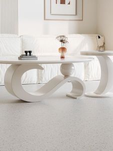 Luxury Simple Oval Coffee Table