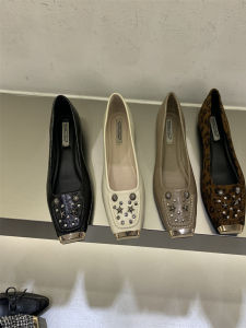French Elegant Metal Toe Hidden Heel Mules Women