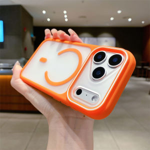 Luxury Transparent for Magsafe TPU Magnetic Case for iPhone 17 16 15 14 13 Pro Max Plus Air Wireless Charging Back Cover