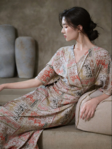 JK＆JS | Summer Stylish Waist-Cinching Cheongsam Dress