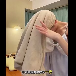 Quick Dry Hair Towel Wrap 日式 干发巾 Super Soft Dry Hair Cap 干发帽 Tuala Pengering Rambut Tuala Rambut 头发毛巾