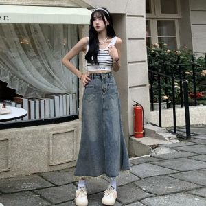 Rok Jeans Gaya Korea Kulaitas Premium