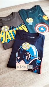 KIDS.KUY Kaos Distro Anak Laki-Laki Premium Usia 1-12 Tahun Motif Superhero Secondstar