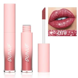 18 Colors Diamond Gloss Lipstick Matte Pearly Shimmer Sparkling Lip Glaze Lasting Waterproof Rich Color Bright Glitter Lipstick