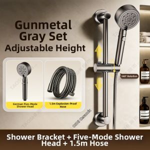 TAOSHI | No-drilling Adjustable Shower Head Holder Suction Cups