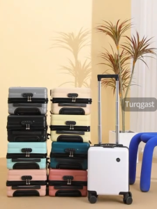 Turggast 14-Inch Luggage Female SmallLightweight Mini Trolley Case SpringAutumn Airline Boarding 3-Section Trolley. Seven-day no-reason return policy. Local 24-hour delivery. Authentic quality.