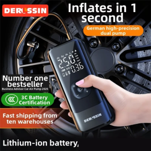 DERLSSIN | Portable Dual Cylinder Electric Air Pump