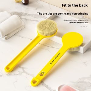KS แปรงอาบน้ำสำหรับการขัดหลังพร้อมที่จับยาวเพื่อให้ง่ายต่อการเข้าถึง