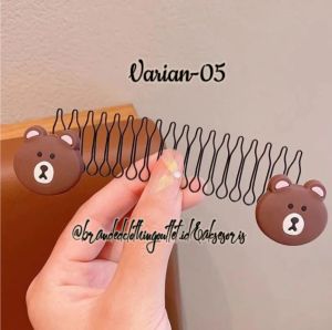 SIRKAM SISIR TARIK ANAK IMPORT PREMIUM 12CM / SIRKAM ELASTIS SANRIO KOREAN STYLE / SIRKAM ELASTIS KARAKTER / ELASTIC PULL COMB / SPP2834