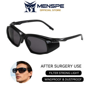 MENSPE Eye Protection Sunglasses Moisture Chamber Glasses Suits For After Cataract Surgery Myopia Surgery TAC Polarized Sunglasses Anti Pollen Anti Fog Anti Sand Windproof Lenses Eye Cure Men Women Safety Goggles