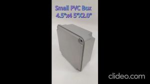 Waterproof Enclosure Box / PVC Box / Junction Box (4.5" x 4.5" x 2.0") for Electrical Autogate CCTV & etc