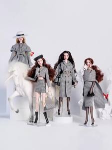 New Handmade Woolen Coat Outfit Multistyles Fashion Plush Overcoat Doll Accessories For 11.5 Inch 30cm Dolls/for 1/6 Bjd Dolls