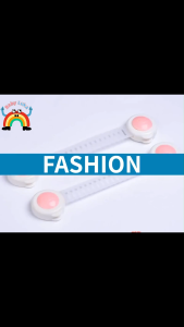 ล็อคประตูลิ้นชักเด็กแบบงอได้ ป้องกันทารกปีนป่าย อุปกรณ์เซฟตี้สำหรับบ้านที่มีเด็กเล็ก กันลูกน้อยเจ็บตัว ที่ล็อคตู้เย็น