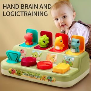 Educational Dinosaur Surprise Box Enhance Fine Motor Skills with Fun Hide and Seek Game for Kids
