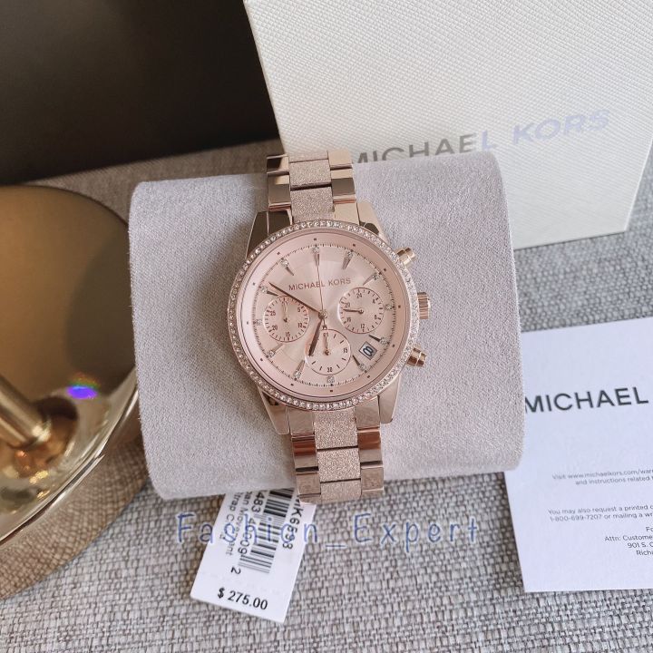 🖤MICHAEL KORS RITZ ROSE GOLD WATCH MODEL... - Depop