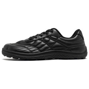 HOBIBEAR | HOBIBEAR Women Wide Toe Box Sneaker Artificial Leather Barefoot Shoes Classic Sewing Thread Walking Lace Up Sneakers