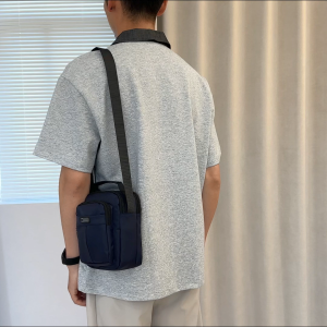 MENSPE Mini Shoulder Bag Mens Messenger Bag Travel Bag Business Bag Large Capacity Phone Bag Lightweight Casual Bag Fashion Leisure Sport Street Bag for College Student