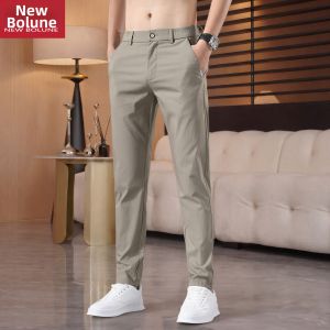 NEW BOLUNE | Ice Silk Mens Summer Trousers
