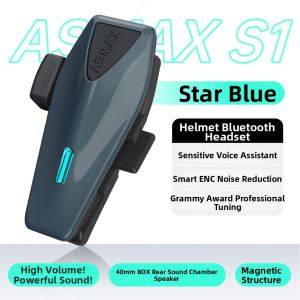 ASMAX | Waterproof Multitalk Music Helmet Bluetooth Headphones For Full Face
