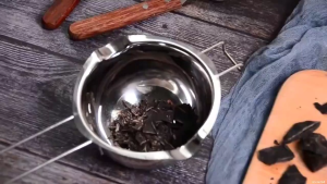 400ml Chocolate Melting Pot / Panci Leleh Coklat Keju Stainless Steel