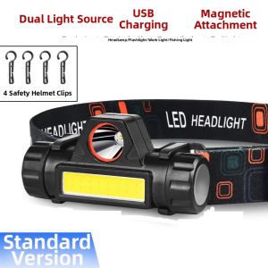 Safety Helmet Specialized Bright Rechargeable Waterproof Headlamp