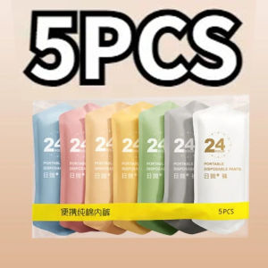 5PCS/Set Women Cotton Disposable Pantie Free Washing Portable Postpartum Monthly Shorts Daily Underwear for Business Trips