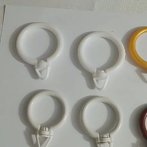 10pcs 44mm Hanging Eyelet Loops / Pole Rod Hooks Rings / Curtain Rod Rings /Curtain Hooks Universal Ring/Ring Langsir