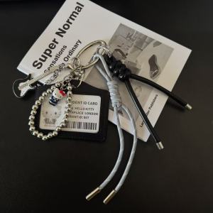 2025 Design Kitty Bag Charm Idol Album Keychain DIY Card Holder Accessory Hanging Rope Card Holder Pendant Fashion Accessories