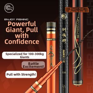 YUXILIN | Black Pit Ultra-hard Monster Fishing Rod Hand Pole