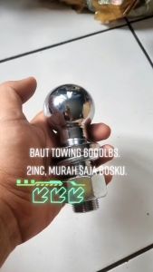 Towing Ball 2 Inch 6000LBS 6000 LBS Bahan Kuat Padat Solid Bola Towing Mobil Belakang Bemper Derek