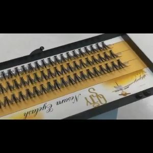 ขนตาปลอม ต่อขนตาป false eyelashes มิงค์ผม ขนตาปลอมบาร์บี้ ชุดขนตาถาว ชุดต่อขนตาด้วตัวเอง ขนตาช่อ10D/20D/30D 9-13mm