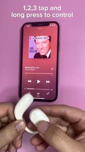 CTMALL M50 Bluetooth 5.4 Earphones Ear Clip Headphones Sports Wireless Earbud Microphone Single