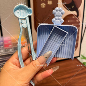 New Cat Claw Shovel Bean Pen Puff Pastry Roll Toy Single Needle Bean Pen Tweezers for Children Educational Building Blocks