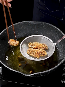 Strainer Hot Stainless Steel Oil Pot Skimmer Spoon Fine Mesh Kitchen Filter Mesh Colander Flour Soy Milk Sieve 滤油网