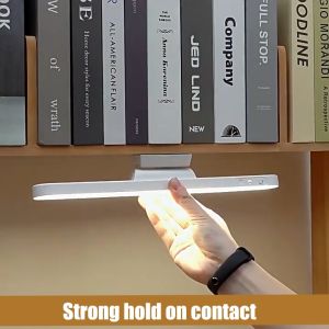 AMASSCC 45CM LED Rechargeable Magnetic Light Desk Lamp Dimming Cabinet Night Light For Study Table
